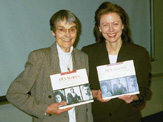 Margaret Braun and scientist Theo Colborn, Ph.D